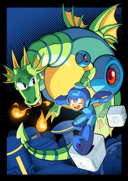 armor belly blue_armor blue_eyes breath_powers building duo elemental_manipulation fangs feral fire fire_breathing fire_manipulation head_wings headgear helmet horn inside machine male teeth unusual_wing_placement wings drawloverlala capcom mega_man_(series) megaman_(classic) mythology mecha_dragon mega_man_(character) android dragon humanoid mechanical_dragon mythological_creature mythological_scalie robot robot_feral scalie 2024 absurd_res hi_res
