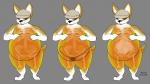 anthro bone clothing egg hat headgear headwear nude overweight overweight_anthro oviposition pale skeleton slime solo translucent translucent_body longlevy corgipale canid canine canis domestic_dog herding_dog mammal pastoral_dog welsh_corgi digital_media_(artwork)