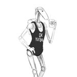 clothing machine shirt solo tank_top text text_on_clothing text_on_shirt text_on_tank_top text_on_topwear topwear hladilnik star_wars b1_battle_droid battle_droid humanoid robot robot_humanoid 1:1 english_text hi_res monochrome sketch