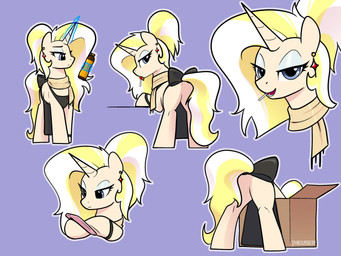 apron bedroom_eyes bent_over candy clothing dessert electronics featureless_crotch female feral food horn lollipop looking_at_viewer magic mature_female narrowed_eyes phone rear_view seductive solo tongue the_user_000 hasbro my_little_pony mythology fuguang equid equine mammal mythological_creature mythological_equine unicorn 4:3 hi_res