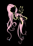 feathered_wings feathers female feral flower hair pink_hair plant quadruped solo tail wings yellow_body yellow_feathers bamboodog friendship_is_magic hasbro my_little_pony mythology fluttershy_(mlp) equid equine mammal mythological_creature mythological_equine pegasus hi_res