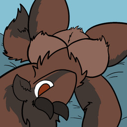 breasts female fur looking_at_viewer mouthless nude pose solo suggestive trout_(artist) cocoa_(trout) anteater bovid caprine goat hybrid mammal pilosan xenarthran 1:1 2017 aliasing digital_media_(artwork) pinup