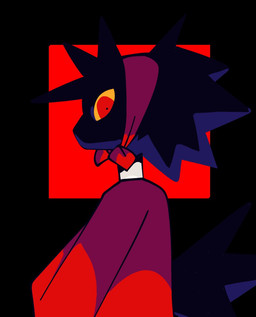 anthro black_background black_body black_fur black_hair black_tail cloak clothed clothed_anthro clothed_female clothing female female_anthro fur geometric_background hair looking_at_viewer red_cloak red_clothing red_eyes side_view simple_background solo tail white_sclera xarop77 canid canine canis mammal wolf 2025 digital_media_(artwork) half-length_portrait portrait
