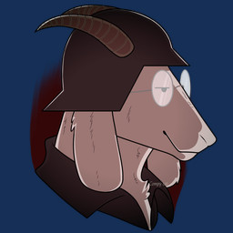 anthro armor bored eyewear glasses headgear helmet horn male side_view simple_background solo wearing_glasses world_war_2 vallavictorious dino_d-day wolfgang_von_graff_(dino_d-day) bovid caprine goat mammal 1:1 absurd_res alpha_channel hi_res