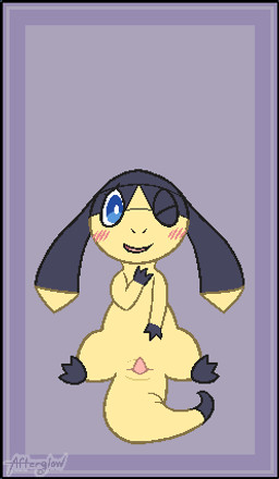 animal_genitalia blush cloaca feral genitals happy horizontal_cloaca male penis penis_tip presenting presenting_penis solo spread_legs spreading tapering_penis afterglow_ampharos nintendo pokemon generation_6_pokemon helioptile lizard pokemon_(species) reptile scalie aliasing digital_media_(artwork) low_res