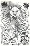 ambiguous_gender angry open_mouth plant solo surreal teeth tentacles text what what_has_science_done louis_wain license_info public_domain domestic_cat felid feline felis hybrid mammal tentacle_creature ancient_art black_and_white monochrome pen_(artwork) signature traditional_media_(artwork)