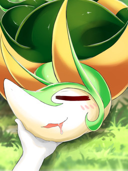 ambiguous_feral ambiguous_gender blush blush_lines bodily_fluids close-up cute_fangs disembodied_hand drooling duo eyes_closed fangs feral first_person_view glistening glistening_body grass green_body hand_on_face mostly_offscreen_ambiguous mostly_offscreen_character multicolored_body on_ground open_mouth outside pink_mouth plant pov_hands saliva serpentine snout solo_focus teeth touching_face white_body yellow_body p1sse1 nintendo pokemon generation_5_pokemon pokemon_(species) serperior 2025 digital_media_(artwork) hi_res shaded soft_shading