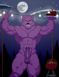 anthro bodily_fluids cum cum_drip dripping food fur genital_fluids genitals glans humanoid_genitalia humanoid_penis male male_anthro meat muscular muscular_male nipples penis purple_body purple_fur solo geng genjipan cartoon_network mythology ok_k.o.!_let's_be_heroes bernard_(ok_k.o.!_lbh) canid canine canis mammal mythological_canine mythological_creature werecanid werecanine werecreature werewolf wolf hi_res