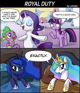 2014 bed blanket blue_fur blue_hair blush cutie_mark dialogue dragon english_text equine eyes_closed female friendship_is_magic fur green_eyes group hair horn horse_tail male mammal multicolored_hair multicolored_tail my_little_pony open_mouth pillow princess_celestia_(mlp) princess_luna_(mlp) purple_eyes purple_fur purple_hair rarity_(mlp) royalty sibling sisters spike_(mlp) teal_eyes text tiara twilight_sparkle_(mlp) unicorn uotapo white_fur winged_unicorn wings
Rating: Safe
Score: 19
User: Nyteshade
Date: May 13, 2014 2014 bed blanket blue_fur blue_hair blush cutie_mark dialogue dragon english_text equine eyes_closed female friendship_is_magic fur green_eyes group hair horn horse_tail male mammal multicolored_hair multicolored_tail my_little_pony open_mouth pillow princess_celestia_(mlp) princess_luna_(mlp) purple_eyes purple_fur purple_hair rarity_(mlp) royalty sibling sisters spike_(mlp) teal_eyes text tiara twilight_sparkle_(mlp) unicorn uotapo white_fur winged_unicorn wings
Rating: Safe
Score: 19
User: Nyteshade
Date: May 13, 2014