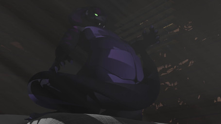 anthro bed belly cabin digestion furniture kneeling lifting_belly male oral_vore solo sound_effects squeezing_belly tail vore mawlt cassius(mawlt) reptile scalie snake 3d_(artwork) 3d_animation animated digital_media_(artwork) hi_res short_playtime video