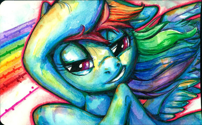 blue_body blue_feathers blue_fur feathered_wings feathers female feral fur hair multicolored_hair rainbow_hair solo wind wings buttercup_saiyan friendship_is_magic hasbro my_little_pony mythology rainbow_dash_(mlp) equid equine mammal mythological_creature mythological_equine pegasus colorful_theme marker_(artwork) mixed_media painting_(artwork) pen_(artwork) traditional_media_(artwork) traditional_painting_(artwork) traditional_watercolor_(artwork) watercolor_(artwork)