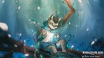 anthro blurred_foreground brown_body effects forest magic male particles patreon_username plant text tree yellow_eyes stampmats clouded_leopard felid mammal pantherine 16:9 english_text hi_res widescreen