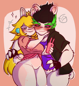 Rating: s
ID: 5654106
Date: 2025-06-19 18:34:53 -0400
Status: active
Score: 7
2022 4_fingers anthro artist_name bent_arm black_clothing black_eyebrows black_gloves black_hair black_handwear black_jacket black_topwear blonde_hair blue_ear_piercing blue_eyes blushing_profusely bottomless bottomless_anthro bottomless_female breasts cellphone claws clothed clothing colored crossover crown digital_drawing_(artwork) digital_media_(artwork) duo ear_piercing edge_(mario_plus_rabbids) electronics english_description exclamation_point eyebrow_through_hair eyebrows eyelashes eyeshadow featureless_crotch female female/female female_anthro finger_claws fingers gem gloves green_eyebrows green_hair hair hand_pawpads handwear headgear hi_res holding_cellphone holding_face holding_object holding_phone jacket lagomorph larger_anthro larger_female long_ears looking_at_cellphone looking_at_object looking_at_phone makeup mammal mario_bros mario_plus_rabbids_kingdom_battle mario_plus_rabbids_sparks_of_hope multicolored_body multicolored_hair navel nintendo noseless one_eye_closed open_clothing open_jacket open_topwear pawpads phone piercing pink_claws pink_clothing pink_shirt pink_t-shirt pink_topwear purple_clothing purple_eyeshadow purple_shirt purple_topwear question_mark rabbid rabbid_peach raving_rabbids rayman_(series) ruby_(gem) shaded shirt short_hair simple_background size_difference smaller_anthro smaller_female sparkles t-shirt tail tan_body tan_inner_ear tan_pawpads tan_skin teeth text thick_eyebrows thick_thighs tooth_gap topwear torn_clothing torn_shirt torn_topwear translucent translucent_hair two_tone_body two_tone_hair ubisoft white_tail yoshis-island420 post #5654106