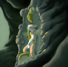 alien_abduction alien_planet anthro corruption fur goo_transformation green_body green_fur growth male orange_body pod seedbed sex slime slime_in_mouth slime_inflation solo tentacle_growth tentacle_sex tentacles transformation hartless nintendo star_fox fox_mccloud alien arthropod canid canine fox insect mammal hi_res