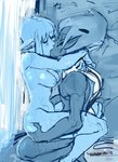 ambiguous_penetration canon_couple carrying_another carrying_partner duo female humanoid_on_humanoid humanoid_pointy_ears kissing male male/female not_furry penetration pointy_ears romantic romantic_couple waterfall wet kenno_arkkan ankama wakfu evangelyne_(wakfu) percedal_(wakfu) cra elf humanoid iop 2013 hi_res monochrome