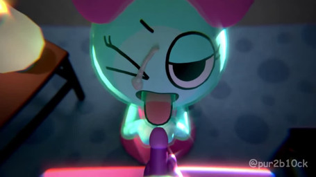 anthro bodily_fluids bow_ribbon clothing cum cum_in_mouth cum_inside duo eyelashes fellatio female first_person_view for_a_head genital_fluids genitals male male/female male_pov masturbation not_furry open_mouth oral penile penis sex tongue tongue_out purpurblock blushcrunch_studio dandy's_world roblox boxten_(dandy's_world) poppy_(dandy's_world) animate_inanimate humanoid object_head toon_(dandy's_world) 16:9 3d_(artwork) 3d_animation animated digital_media_(artwork) no_sound short_playtime webm widescreen