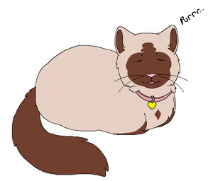 ambiguous_gender black_whiskers blep brown_body brown_fur collar collar_tag eyes_closed feral fur heart_collar_tag loaf pink_collar pink_nose pink_tongue purring simple_background solo sound_effects tongue tongue_out whiskers white_background white_body white_fur sebdoggo fae_(serenity) birman_cat domestic_cat felid feline felis himalayan_cat mammal mixed_breed 2015 aliasing digital_drawing_(artwork) digital_media_(artwork) flat_colors full-length_portrait microsoft_paint_(artwork) portrait