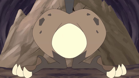 anthro big_butt brown_body brown_fur butt cave featureless_crotch female fur inside rear_view solo stuck wide_hips potateymatey leena_(potateymatey) hyena mammal spotted_hyena 16:9 2025 2d_animation animated animated_gif frame_by_frame short_playtime widescreen