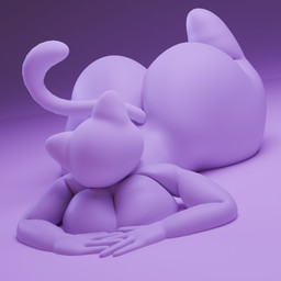 4_fingers anthro big_breasts big_butt biped breasts butt female fingers fur glistening huge_breasts huge_butt humanoid_hands legs_together light_body light_breasts light_ears light_fur light_tail looking_at_viewer monotone_body monotone_fur monotone_tail mouth_closed pointy_ears simple_background solo tail white_body jaeblorocks jaeblorocks_(modeler) domestic_cat felid feline felis mammal 1:1 2025 3d_(artwork) absurd_res digital_media_(artwork) hi_res