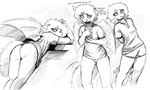 anthro beverage biped bottomless butt casual_exposure clitoral_hood clothed clothing crotch_tuft dialogue female genitals hair holding_beverage holding_object humanoid_genitalia humanoid_pussy jewelry necklace pussy shirt solo text topwear tuft the-minuscule-task hasbro my_little_pony ipomoea_(oc) bat_pony equid mammal 2019 digital_drawing_(artwork) digital_media_(artwork) english_text hi_res monochrome sketch