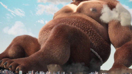 anthro asian_clothing bouncing_belly bouncing_moobs brown_body brown_fur brown_nipples building bulge camera_shake city clothed clothing cloud day destruction east_asian_clothing fundoshi fundoshi_only fur japanese_clothing jiggle_physics jiggling lying macro male moobs nipples on_back overweight overweight_anthro overweight_male pawpads sitting skimpy sky solo topless topless_anthro topless_male underwear underwear_only comfei_puppy sound_warning bear_(comfei_puppy) bear brown_bear mammal ursine 16:9 2025 3d_(artwork) 3d_animation animated digital_media_(artwork) english_description short_playtime sound widescreen