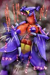 anthro areola big_breasts blush bodily_fluids breasts female genital_fluids genitals heart_symbol lactating nipples nude pussy smile tail text tongue kanakakia mythology nintendo pokemon dragon garchomp generation_4_pokemon mythological_creature mythological_scalie pokemon_(species) scalie hi_res