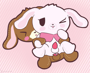 anal anal_penetration anthro balls blush blush_stickers bodily_fluids bow_ribbon brown_body brown_fur chibi duo fur genital_fluids genitals male male/male male_penetrated male_penetrating male_penetrating_male multicolored_body penetration penis sex stitch_(sewing) two_tone_body yellow_body yellow_fur godforgiveme4 sanrio sugar_bunnies kurousa_(sugar_bunnies) shirousa_(sugar_bunnies) lagomorph leporid mammal rabbit hi_res brother_(lore) brothers_(lore) incest_(lore) sibling_(lore) twins_(lore)