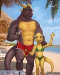 abs adult_on_young age_difference anthro beach bikini black_horn blush bulge bulge_fondling clothed clothing duo female fingers front_view green_bikini green_bikini_bottom green_bikini_top green_clothing green_swimwear hand_on_bulge horn larger_male loli male male/female navel older_anthro older_male older_on_young pecs sand seaside size_difference smaller_female swimwear tail two-piece_swimsuit water yellow_horn young young_anthro young_female younger_anthro younger_female rov mythology dragon mythological_creature mythological_scalie reptile scalie wingless_dragon 2023 4:5 hi_res daughter_(lore) father_(lore) father_and_child_(lore) father_and_daughter_(lore) incest_(lore) parent_(lore) parent_and_child_(lore) parent_and_daughter_(lore)