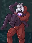 anthro clothing duo forced latex latex_clothing latex_skinsuit male male/male rape rubber_clothing skinsuit tight_clothing censorrottie undertale undertale_(series) asriel_dreemurr_(god_form) vi boss_monster_(undertale) bovid caprine human mammal 3:4 hi_res