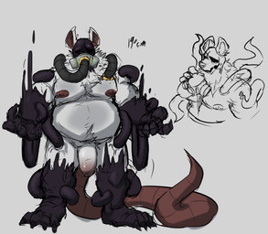 gas_mask latex male mask nude overweight solo tentacles tube demonrat manberk_(demonrat) mammal murid murine rat rodent absurd_res hi_res