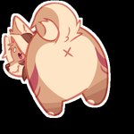 anthro anus anus_only big_butt butt chibi cute_fangs dancing fangs featureless_crotch male presenting presenting_hindquarters shaking_butt slightly_chubby smile solo tail teeth x_anus emi_05_owo emi_05 canid canine canis domestic_dog mammal shiba_inu spitz 1:1 animated low_res meme short_playtime