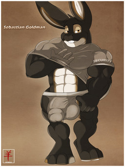 2014 aaron_(artist) abs anthro balls barefoot biceps big_muscles black_fur bouncer brown_background brown_eyes brown_fur bulge clothing digital_media_(artwork) fangs flaccid fur grin huge_muscles jockstrap lagomorph looking_at_viewer male mammal muscles pec_grasp pecs penis pepsi_(fa) plain_background pose rabbit security shirt shirt_lift smile solo standing teeth toned underwear white_fur
Rating: Explicit
Score: 8
User: Robinebra
Date: September 30, 2014 2014 aaron_(artist) abs anthro balls barefoot biceps big_muscles black_fur bouncer brown_background brown_eyes brown_fur bulge clothing digital_media_(artwork) fangs flaccid fur grin huge_muscles jockstrap lagomorph looking_at_viewer male mammal muscles pec_grasp pecs penis pepsi_(fa) plain_background pose rabbit security shirt shirt_lift smile solo standing teeth toned underwear white_fur
Rating: Explicit
Score: 8
User: Robinebra
Date: September 30, 2014