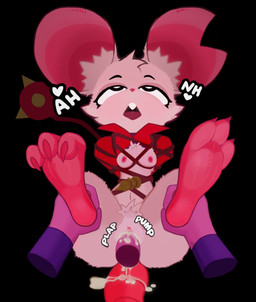 3_toes ankle_grab anthro barefoot bdsm big_ears bodily_fluids bondage bottomless bound breasts chest_tuft claws clothed clothing cum cum_drip cum_in_vagina cum_inside curling_toes dripping duo feet female first_person_view foot_fetish foot_focus fur fuzzy genital_fluids inner_ear_fluff leg_grab looking_pleasured looking_up male male/female moan nipples notched_ear paws penetration pink_feet pubes restraints rope rope_bondage soles tail toe_claws toes tongue tongue_out tuft vaginal vaginal_penetration whip raskul mina_the_hollower yacht_club_games mina_(mina_the_hollower) thorne_(mina_the_hollower) mammal mouse murid murine rodent hi_res