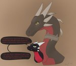 dialogue duo female feral horn jewelry multi_horn necklace text young young_female apollyondragon activision mythology spyro_the_dragon corrupt_cynder cynder dragon mythological_creature mythological_scalie scalie 2024 digital_drawing_(artwork) digital_media_(artwork) signature
