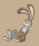 anthro biped blue_eyes blush breasts brown_body brown_ear_tips brown_skin buckteeth butt countershade_face countershade_feet countershade_fur countershade_neck countershade_torso countershading dipstick_ears ear_markings featureless_breasts feet female fur fur_growth grey_body grey_fur growth half-closed_eyes legs_together looking_pleasured looking_up mid_transformation multicolored_ears narrowed_eyes nude open_mouth open_smile pink_inner_ear pink_nose sitting sitting_on_ground smile solo tail teeth unknown_year stoneheron disney zootopia judy_hopps human lagomorph leporid mammal rabbit colored sketch