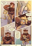 anthro apollo_(dirtypaws) bear bird_dog black_lips blonde_hair blue_eyes blush blush_lines bottomwear brown_bear brown_body brown_eyes brown_fur brown_hair brown_nose bulge butt butt_rubbing butt_squish canid canine canis clothed clothed/nude clothing colors_(dirtypaws) comic dialogue domestic_dog duo embarrassed english_text erection erection_under_bottomwear erection_under_clothing erection_under_towel feet foreskin fur genitals hair half-erect hi_res hunting_dog imminent_anal imminent_sex labrador lips locker_room male male/male mammal muscular muscular_male nervous nervous_smile nervous_sweat nude outside_panel panel_skew partially_clothed paws penile penis pressing pressing_against public public_erection public_nudity raised_tail retriever rubbing rubbing_penis semi_public shower shy speech_bubble squish tail tail_motion tan_body tan_fur tan_nose text theo_young tongue towel towel_around_waist towel_drop towel_only towel_wrap undressed unretracted_foreskin url ursine