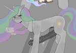 animal_genitalia animal_penis balls big_penis crossgender cutie_mark equine_genitalia equine_penis erection feral ftm_crossgender genitals hair horn huge_penis male medial_ring multicolored_hair penis quadruped rainbow_hair simple_background solo text sincastermon friendship_is_magic hasbro my_little_pony mythology princess_celestia_(mlp) equid equine mammal mythological_creature mythological_equine unicorn english_text signature unfinished