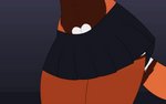 animated anthro bottomwear clothed clothing crotch_shot felid female fur furgonomics hi_res hip_sway loop mammal multicolored_body multicolored_fur multicolored_tail orange_body orange_fur orange_tail short_playtime skirt solo tail tail_through_skirt ventur white_body white_fur white_tail