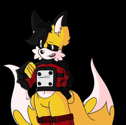 anthro boots bottomless bottomless_male clothed clothing eyebrows eyelashes eyes_closed eyeshadow fangs femboy fingerless_gloves footwear gloves hand_on_hip handwear jacket legwear long_eyelashes makeup male open_mouth raised_eyebrow shoes smug_expression solo teeth thick_thighs thigh_boots thigh_highs topwear justsomeidiotonline archie_comics sega sonic_the_hedgehog_(archie) sonic_the_hedgehog_(comics) sonic_the_hedgehog_(series) miles_prower_(anti-tails) canid canine fox mammal red_fox true_fox absurd_res hi_res