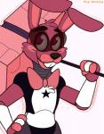 anthro eyewear fusion hammer machine male simple_background solo tools white_background toy-bonnie cartoon_network five_nights_at_freddy's scottgames steven_universe bonnie_(fnaf) sardonyx_(steven_universe) animatronic gem_(species) gem_fusion lagomorph leporid mammal rabbit robot 2015 hi_res watermark