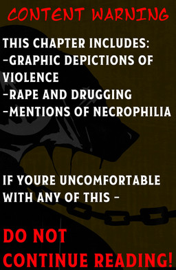 anthro chain chain_leash facial_scar female horn leash scar simple_background solo text yellow_background brradett lernie_(brradett) scalie absurd_res content_warning cover cover_art cover_page english_text hi_res