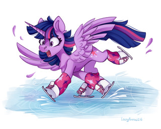 clothing clumsy feathers female feral footwear horn ice ice_skates slipping solo wings lazybread friendship_is_magic hasbro my_little_pony mythology twilight_sparkle_(mlp) equid equine mammal mythological_creature mythological_equine winged_unicorn 5:4 hi_res