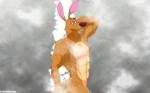 abs anthro athletic biceps big_muscles biped brown_body brown_fur fur half-closed_eyes hand_behind_head male muscular muscular_anthro muscular_male narrowed_eyes nude pecs pose red_nose solo standing tan_body tan_fur fabfelipe crocpond dex kangaroo macropod mammal marsupial 16:10 widescreen