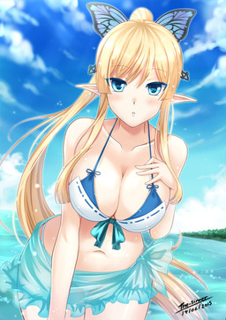 arthropod big_breasts bikini blonde_hair blue_eyes breasts butterfly butterfly_hair_ornament cleavage clothed clothing female hair hair_ornament hi_res insect kirika_towa_alma long_hair not_furry pointy_ears ponytail sarong shining_(series) shining_resonance solo swimsuit the-sinner video_games
Rating: Safe
Score: 14
User: lookyloo
Date: February 19, 2015 arthropod big_breasts bikini blonde_hair blue_eyes breasts butterfly butterfly_hair_ornament cleavage clothed clothing female hair hair_ornament hi_res insect kirika_towa_alma long_hair not_furry pointy_ears ponytail sarong shining_(series) shining_resonance solo swimsuit the-sinner video_games
Rating: Safe
Score: 14
User: lookyloo
Date: February 19, 2015