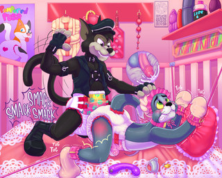 abdl anal_beads animal_dildo animal_sex_toy bdsm bodily_fluids bonnet booties butt_slap buttplug chastity_cage chastity_device clothed clothing collar cum cum_in_diaper diaper diaper_fetish diapered_dominant diapered_male dildo duo ejaculation equine_dildo genital_fluids genitals handwear harness headgear headwear humanoid_genitalia humanoid_penis knot knotted_dildo leather leather_clothing lube_bottle male male/male mittens penis plug_(sex_toy) poster_(object) restraints sex_toy slap spanking straitjacket unclean_diaper vibrator wearing_diaper jimmyrumshot metro-goldwyn-mayer tom_and_jerry butch_cat thomas_cat domestic_cat felid feline felis humanoid mammal 5:4