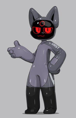 anthro boots clothing drone dronesuit footwear glistening glistening_latex gloves handwear implied_permanent latex latex_boots latex_clothing latex_footwear latex_gloves latex_handwear latex_skinsuit machine shoes skinsuit slave tight_clothing young young_anthro karbine_e8 drst project_c.a.t.s r4v3n_(starfoth) felid mammal proto_(cats_project) robot robot_anthro hi_res adult_(lore)