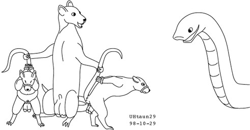 animal_genitalia balls bound eyes_closed feral forced frown fur genitals group imminent_vore male male/male nude nude_male open_mouth raised_tail sad sheath simple_background size_difference smile tail tail_grab white_background urbanhermit mammal mouse murid murine rat reptile rodent scalie snake 1998 black_and_white dated monochrome