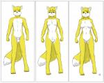 animal_genitalia anthro balls base_one_layout basic_sequence big_breasts border breasts casual_nudity countershading digitigrade female fully_sheathed gender_transformation genitals linear_sequence male mtf_transformation nude one_row_layout penis_shrinking pussy sheath small_breasts solo three_frame_image three_frame_sequence transformation transformation_sequence white_balls white_body white_border white_countershading white_sheath yellow_body aogami third-party_edit miles_yellow canid canine fox mammal 2015 hi_res sequence