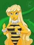 antennae_(anatomy) breasts clothed clothing female hair solo kittmouri mielle animal_humanoid arthropod arthropod_humanoid bee_humanoid humanoid hymenopteran hymenopteran_humanoid insect insect_humanoid