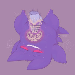 biped bipedal_feral blush blush_lines bodily_fluids censor_bar censored_genitalia censored_penis cervical_contact cum cum_from_vagina cum_in_uterus cum_in_vagina cum_inside cum_splatter cum_string disembodied_penis duo ejaculation exclamation_point eye_roll female female_feral female_penetrated feral feral_penetrated fur genital_fluids genitals grey_background heart_symbol ineffective_censorship internal internal_vaginal looking_pleasured male male/female male_penetrating male_penetrating_female narrowed_eyes open_mouth open_smile orgasm pawpads penetration penile penile_penetration penis penis_in_vagina pink_pawpads plump_labia pupils purple_body purple_fur purple_vulva red_eyes sex simple_background slit_pupils smile sweat sweatdrop three-quarter_view thrust_lines upside_down uterus vaginal vaginal_penetration vulva x-ray_view ariarik_o0 nintendo pokemon generation_1_pokemon gengar pokemon_(species) 1:1 2024 censored digital_drawing_(artwork) digital_media_(artwork) english_description hi_res